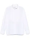 Saint Laurent Tuxedo Shirt In White