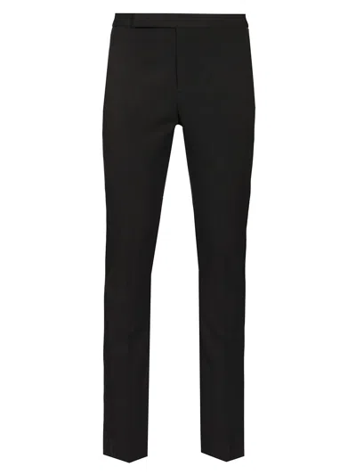 Saint Laurent Tuxedo Trousers Black