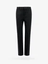 Saint Laurent Tuxedo Wool Trouser With Satin Side Band