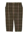 Saint Laurent Tweed Bermuda Cycling Shorts In Green