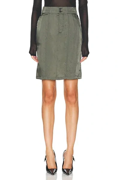 SAINT LAURENT TWILL SKIRT