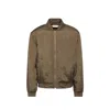 Saint Laurent Twill Teddy Bomber Jacket