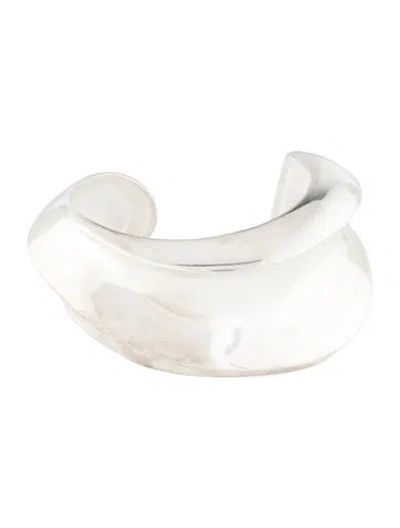 Pre-owned Saint Laurent Twist Cuff Bracelet, 6.75" In Multi