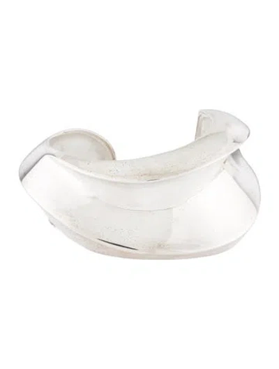 Pre-owned Saint Laurent Twist Cuff Bracelet, 7" In Multi