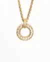Saint Laurent Twist Ring Necklace