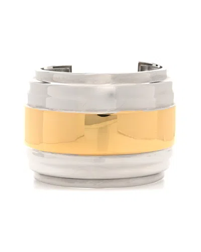 Saint Laurent Two-tone Cuff Bracelet (authentic Pre-loved)