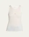 Saint Laurent Undershirt Tank Top In White