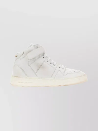 Saint Laurent Unique Handmade Sneakers Rubber Sole In White