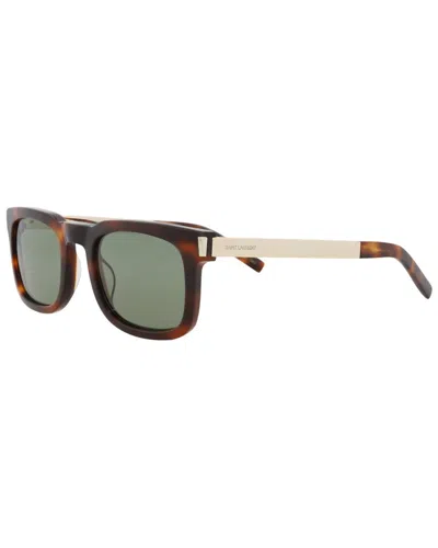 Saint Laurent Unisex 51mm Sunglasses In Green
