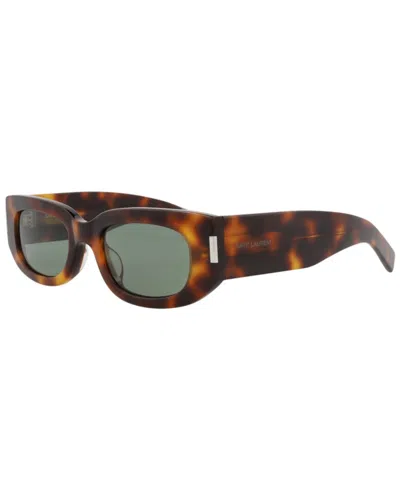 Saint Laurent Unisex 51mm Sunglasses In Brown