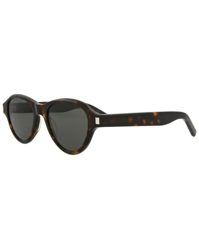 Saint Laurent Unisex 51mm Sunglasses In Brown