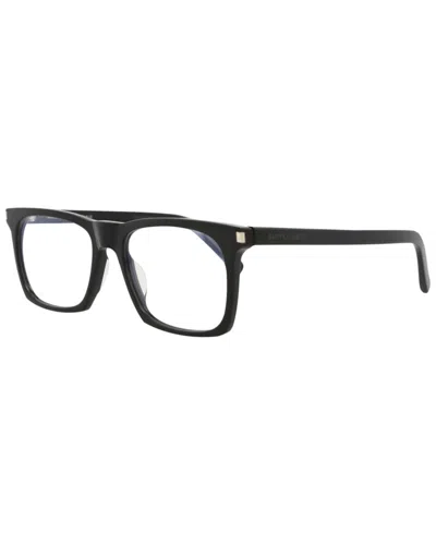 Saint Laurent Unisex 54mm Optical Frames In Burgundy