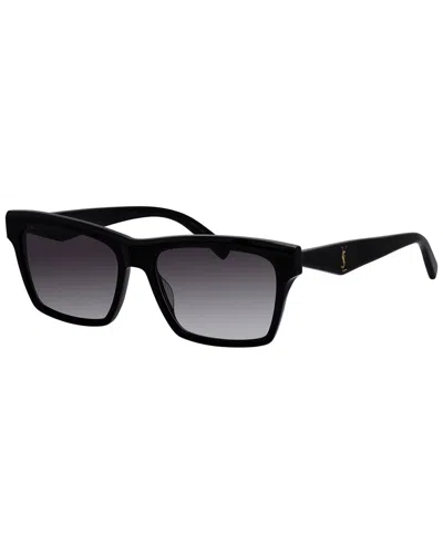 Saint Laurent Unisex 56mm Sunglasses In Black