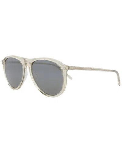 Saint Laurent Unisex 56mm Sunglasses In Transparent