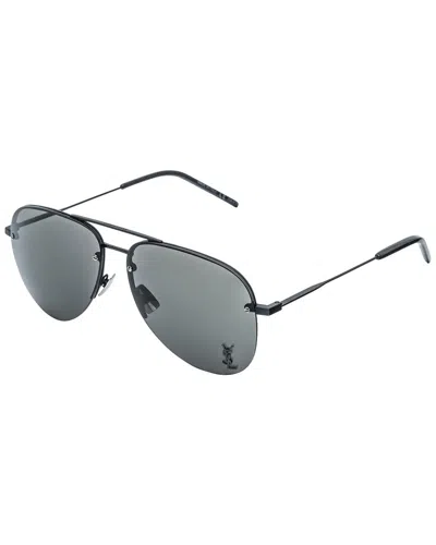 Saint Laurent Unisex Classic11m 59mm Sunglasses In Black