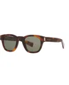 Saint Laurent Unisex Large Sunglasses, Sl 746 Ys000639 In Tortoise