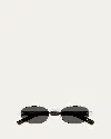 Saint Laurent Unisex Round Metal Sunglasses