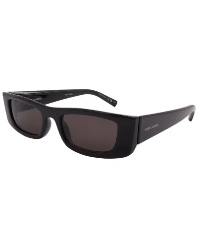 Saint Laurent Unisex Sl 553-001-52-20-145 Sunglass In Black