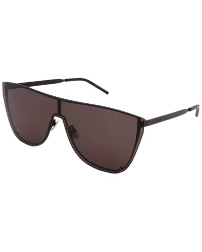 Saint Laurent Unisex Sl1-bmask 99mm Sunglasses In Black