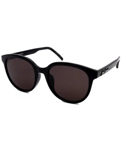 Saint Laurent Unisex Sl317 55mm Sunglasses In Black