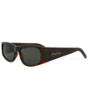 Saint Laurent Unisex Sl329 55mm Sunglasses In Brown