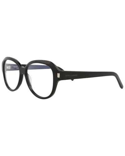 Saint Laurent Unisex Sl411 57mm Optical Frames In Black