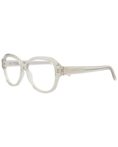 Saint Laurent Unisex Sl411 57mm Optical Frames In Neutral