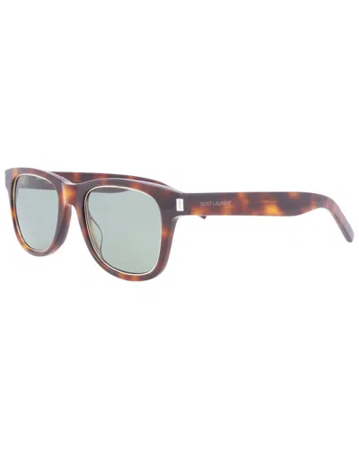Saint Laurent Unisex Sl51rim 50mm Sunglasses In Brown
