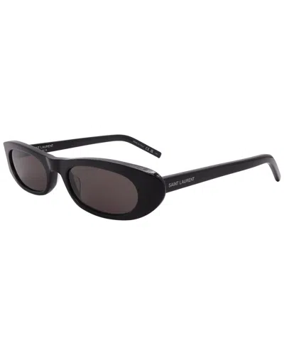 Saint Laurent Unisex Sl557 Shade-001-53-20-145 Sun In Black