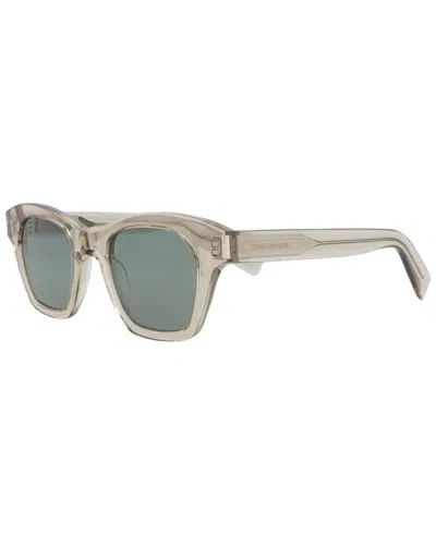 Saint Laurent Unisex Sl592 47mm Sunglasses In Green