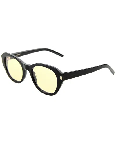 Saint Laurent Unisex Sl604 52mm Sunglasses In Black
