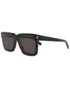 Saint Laurent Unisex Sl610 59mm Sunglasses In Black