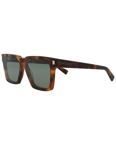 Saint Laurent Unisex Sl610 59mm Sunglasses In Brown