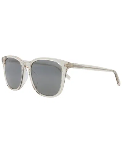 Saint Laurent Unisex Sl673f 56mm Sunglasses In Neutral