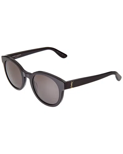 Saint Laurent Unisex Slm15 51mm Sunglasses In Black