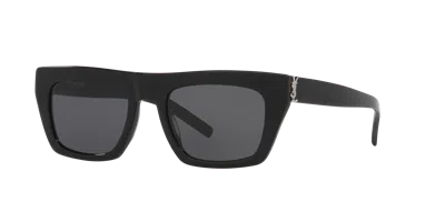 Saint Laurent Unisex Sunglass Sl M131 In Black