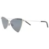 Saint Laurent Unisex Sunglasses In Metallic