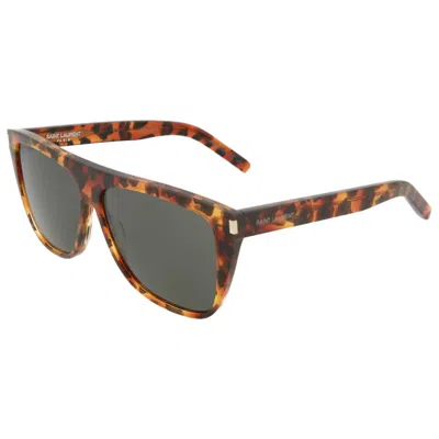 Saint Laurent Unisex Sunglasses In Brown