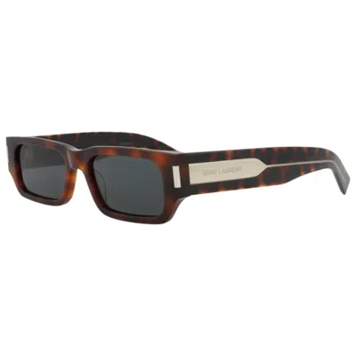 Saint Laurent Unisex Sunglasses In Brown