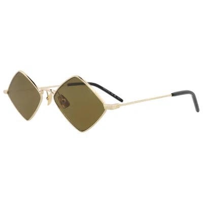 Saint Laurent Unisex Sunglasses In Green