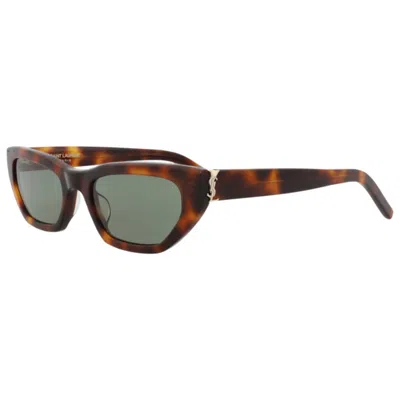 Saint Laurent Unisex Sunglasses In Brown