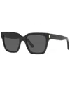 Saint Laurent Square-frame Tinted-lens Sunglasses In Black