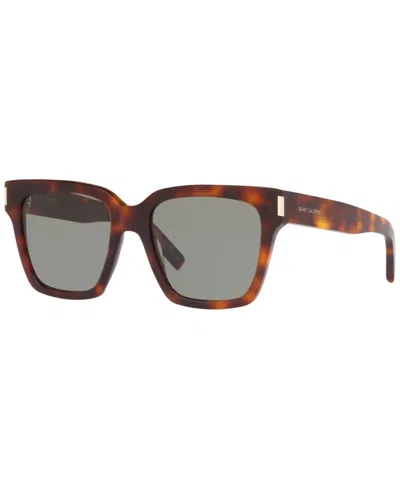 Saint Laurent Unisex Sunglasses, Sl 507 In Brown