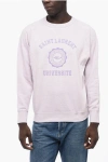 Saint Laurent Lilac Oversized Empellished Sweatshirt For Men
