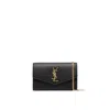 Saint Laurent Uptown Chain Shoulder Bag In Black