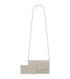 Saint Laurent Uptown Chain Wallet In White