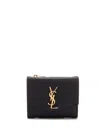 Saint Laurent Uptown Compact Wallet Wallets Black
