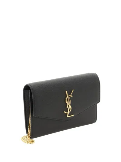 Saint Laurent Uptown Leather Clutch