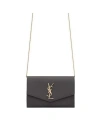 Saint Laurent Uptown Logo Crossbody Bag In Black