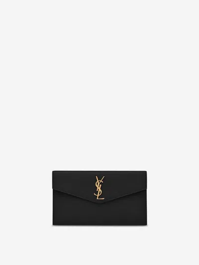 Saint Laurent Uptown Pochette Bag In Black